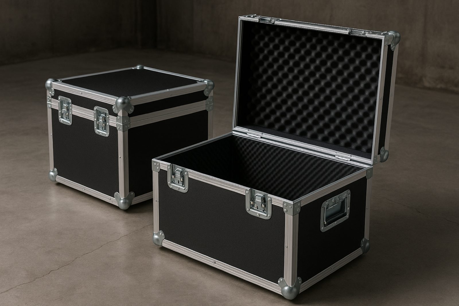 Professional flight cases made with PP honeycomb board