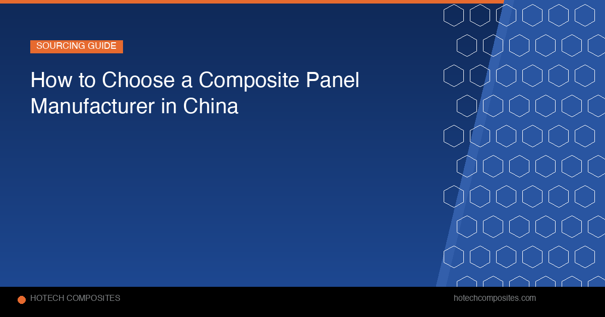 How to Choose a Composite Panel Manufacturer in China