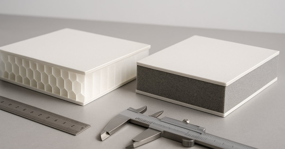 Honeycomb vs Foam Core Sandwich Panels: When to Use Each
