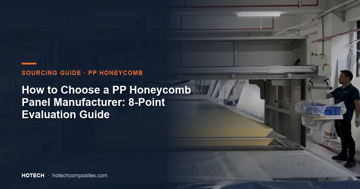 How to Choose a PP Honeycomb Panel Manufacturer: 8-Point Evaluation Guide