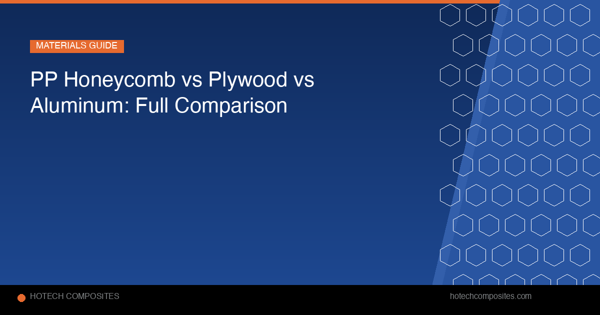 PP Honeycomb vs Plywood vs Aluminum Honeycomb