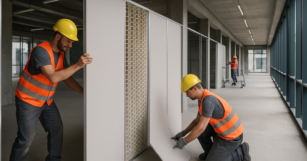 PP Honeycomb Panels in Construction: Partitions and Facades