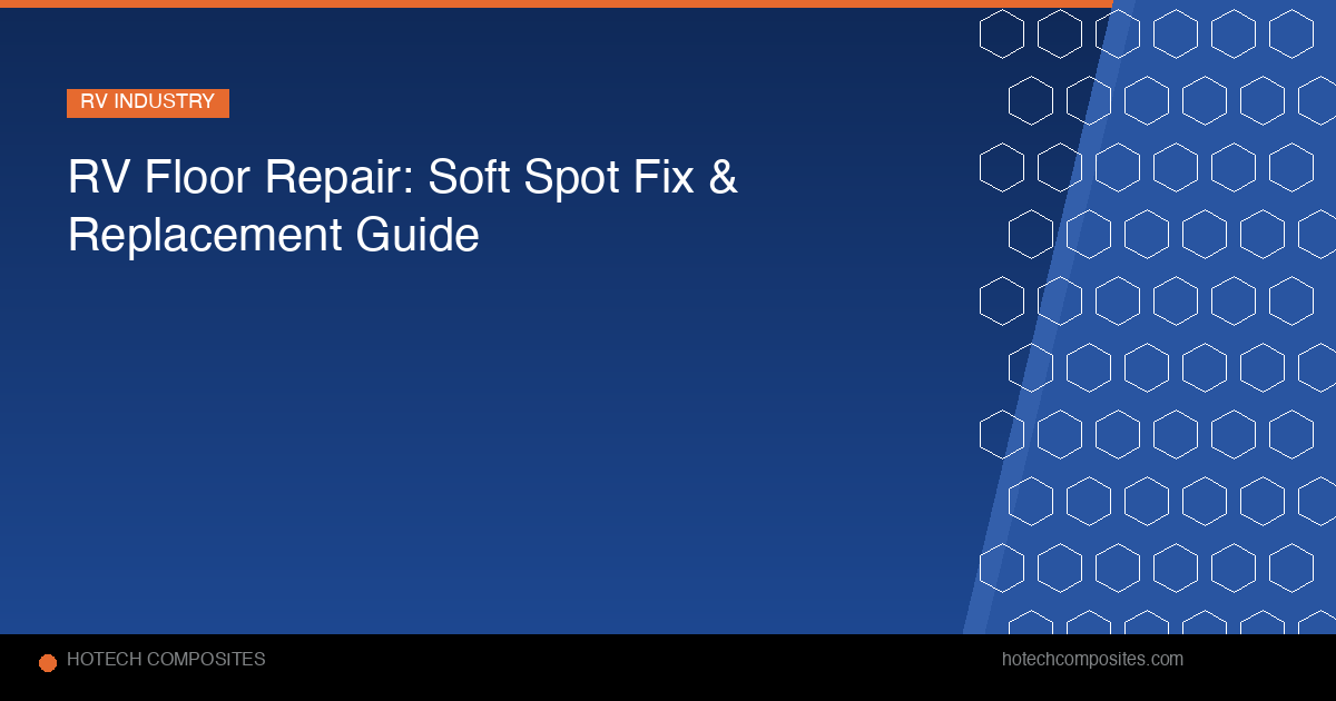 RV Floor Repair: Soft Spot Fix & Replacement Guide