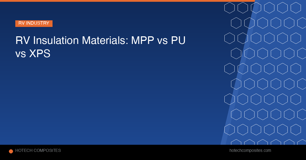 RV Insulation Materials Compared: MPP vs PU vs XPS