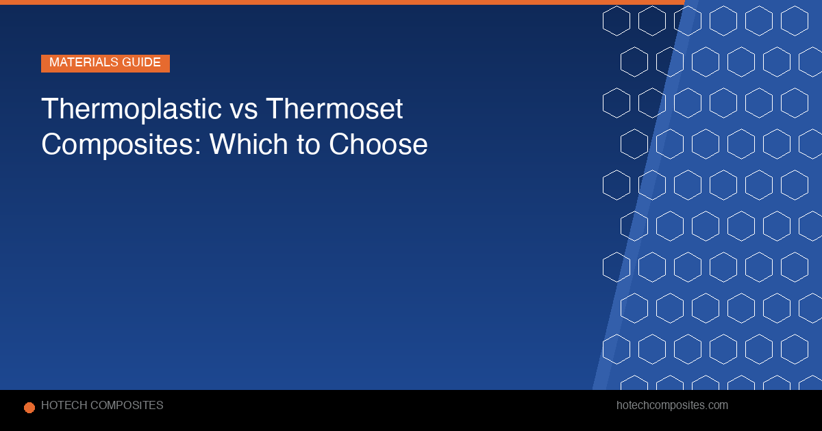Thermoplastic vs Thermoset Composites: Which to Pick