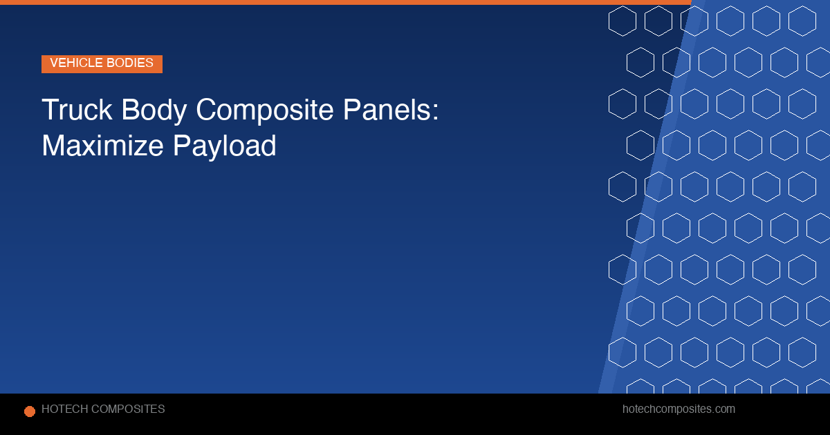 Truck Body Composite Panels: Cut Weight, Add Payload