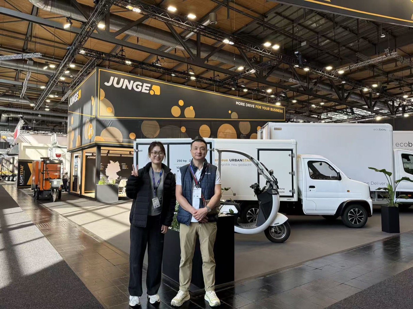 HOTECH team at a European commercial vehicle show
